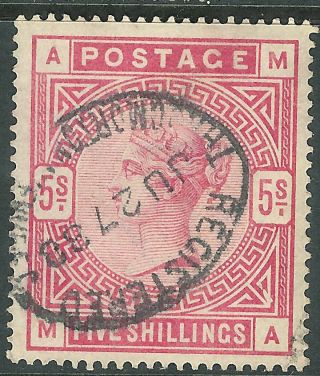 Great Britain 1883 Crimson 5/ - Sg181 photo
