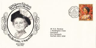 (28100) Jersey Fdc Queen Mother 80th Birthday - 4 August 1980 photo
