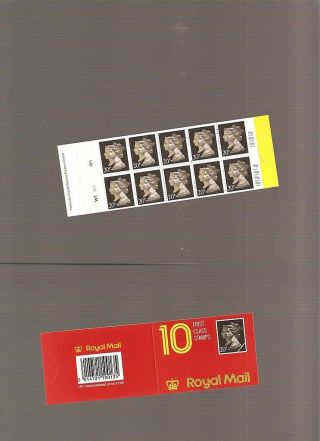 Jd3 Cylinder Gb Stamp Booklet Penny Black Anniversary photo
