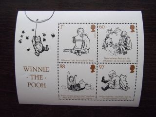 Ms3127 2010 Winnie The Pooh Royal Mail Miniature Sheet Um photo