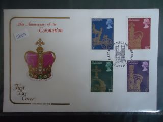 Great Britain First Day Cover 1978 Coronation 25th Anniversary photo