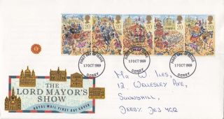 1989 Lord Mayors Show Fdc Derby Fdi photo