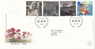 (30385) Gb Fdc Soldiers Tale - Bureau 5 October 1999 photo