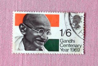 Qe Com - Gandhi Centenary Year - 13/8/1969 - Good photo