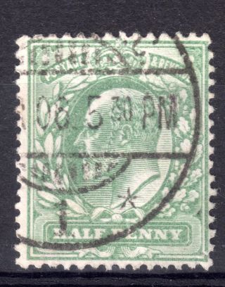 Gb = Town/village Cancel.  On E7 Stamp - London E.  C. ,  Continental Style 