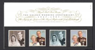 1997 Queen ' S Golden Wedding Anniversary Presentation Pack Sg 2011 - 2014 photo