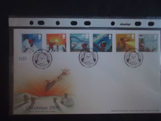Great Britain First Day Cover 2004 Christmas.  Bethlehem photo