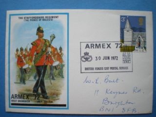 Army Cover 1972 Armex 72 - The Staffordshire Regiment photo