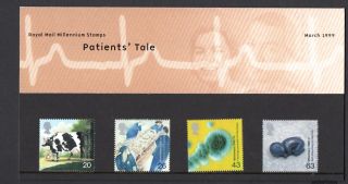 1999 Patients ' Tale Millennium Series Presentation Pack Sg 2080 - 2083 photo