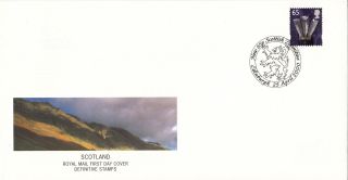 (18773) Gb Fdc 2000 Wales 65p With 65p Scottish Postmark On Scotland Cover photo