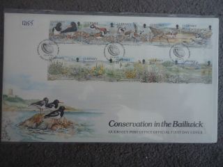 Guernsey 1991 Conservation First Day Cover photo