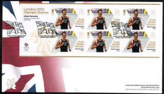 2012 Olympic Gold Medal Winners Alistair Brownlee Triathlon Fdc Post photo