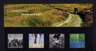 2000 Stone And Soil Millennium Projects Presentation Pack Sg 2152 - 2155 photo