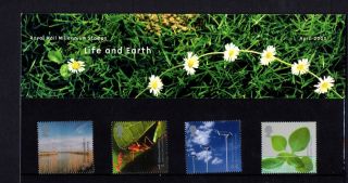 2000 Life And Earth Millennium Projects Presentation Pack Sg 2138 - 2141 photo