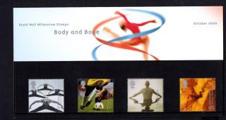 2000 Body And Bone Millennium Projects Presentation Pack Sg 2166 - 2169 photo
