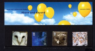 2000 Above And Beyond Millennium Projects Presentation Pack Sg 2125 - 2128 photo