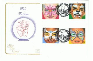 Gb 2001 Face Painting Cotswold Fdc Ensure Children ' S Freedom Postmark photo