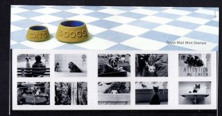 2001 Cats And Dogs Presentation Pack Sg 2187 - 2196 photo