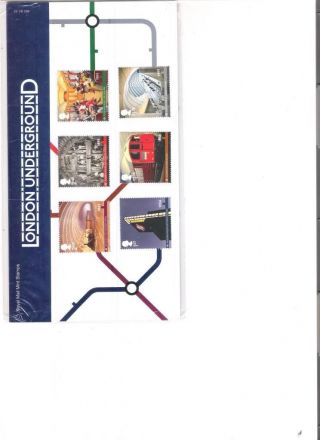 2013 Royal Mail Presentation Pack The London Underground Including Mini Sheet photo