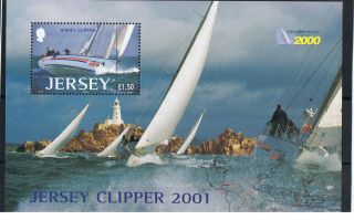 Jersey 2001 Round The World Yacht Race Mini - Sheet - Nh photo