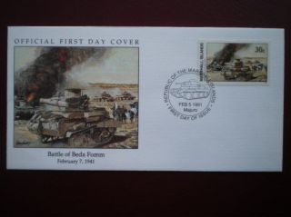 Marshall Island Wwii 1941 1 Cover Battle Of Beda Fomm photo