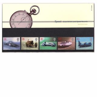 Gb 1998 British Land Speed Records - Racing Cars - Presentation Pack 291 photo