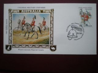 Army Cover Western Australia Pinjarrah Cavalry Benham Silk - Colonial Military U photo