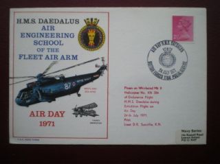 Naval Cover Faa - 1971 Hms Daedalus Air Day photo