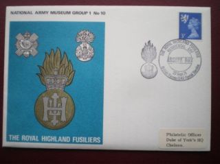 Army Cover Royal Higland Fusiliers National Army Museum Grp 1 Cover 10 photo