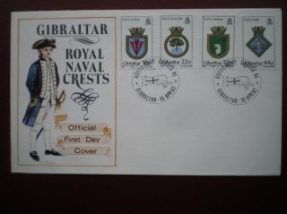 Cover 1987 Gibraltar Royal Naval Crests photo