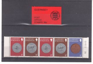 Guernsey = Decimal Sachet Booklet With Strip/5 With Sheet No. . photo
