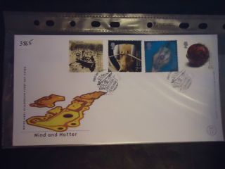 Great Britain First Day Cover 2000 Mind And Matter.  Norwich 1 ' 18 ' E photo