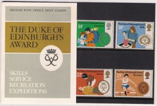 Gb 1981 Duke Of Edinburgh ' S Award Presentation Pack 128 photo