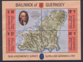 Guernsey 347 Map,  Duke Of Richmond photo