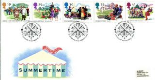 2 August 1994 Summertime Royal Mail First Day Cover Lords London Nw8 Shs photo