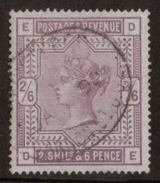 Gb: Qv 1883 - 2/6 Lilac.  Vfu.  Sg178.  (ref.  1086) photo