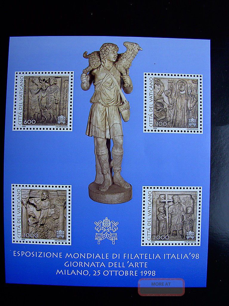1998 Italy Stamp Expo Miniature Sheet From Vatican Europe photo