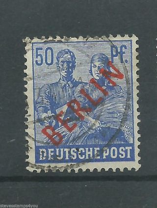 Germany - 1948 - B13 - Berlin - Red - Cv £ 37.  00 - photo