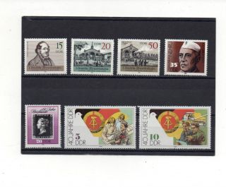 East Germany (ddr) - 17 Assorted - 2737 - 2823 - - 1989 - 90 photo