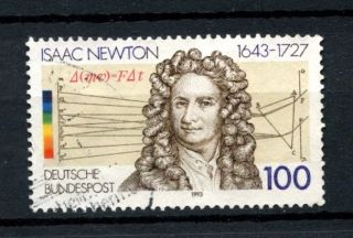 Germany 1993 Sg 2495 Sir Isaac Newton,  Scientist A24065 photo