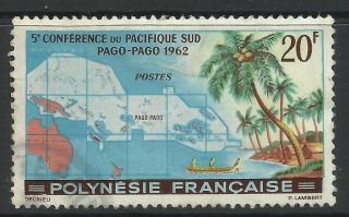 French Colonies - Polynesia.  1962.  5th South Pacific Conference.  Sg: 22.  Fine photo