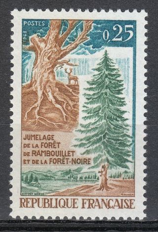 France 1968 Mi 1626 Sc 1214 Nature Forest Tree photo
