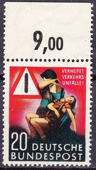 West Germany,  1953,  Road Safety,  Sg 1088,  Never Hinged photo