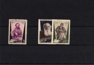Russia Ussr Tolstoi Michel N 536c,  537a/38a Year 1935 photo