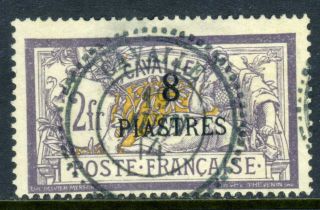 France Colony 1902 Cavalle 8 Piastre Merson Vfu (z449) photo