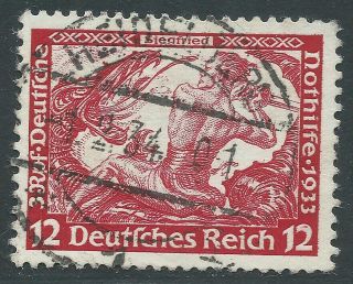 Philacall Germany 1933 Dt.  Reich Mi 504 A Perf 14:13 Wagner Fine (475 photo