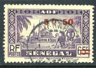 Senegal Ffa 1944 French Colony 5f50¢ Dakar Cds (c689) photo