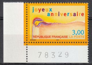 France 1993 Sc 2633 Mi 3280 Happy Birthday photo