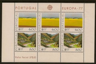 Portugal: 1977 Europa Miniature Sheet Sg Ms 1716 Unmounted photo