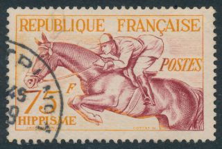 France 1953 Scott 705 (yt 965) Sports: Equestrian photo
